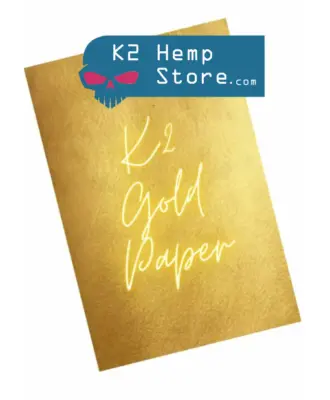 Smoking K2 Paper - Shine Gold Cannabis Infused Paper